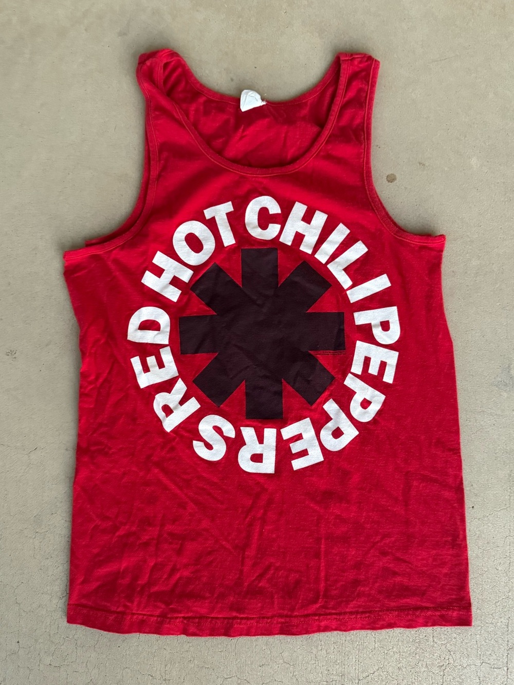 Vintage Red Hot Chili Peppers Asterisk Logo Tank Top – Size Small